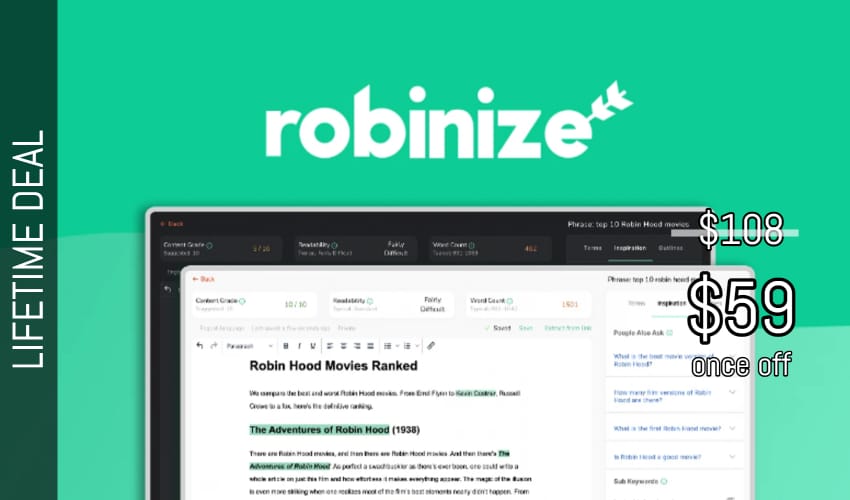 Business Legions - Robinize Lifetime Deal for $69