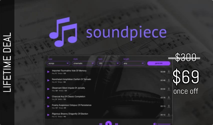 Business Legions - soundpiece Lifetime Deal for $69