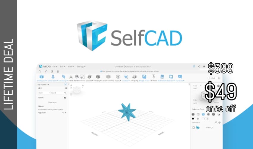 Business Legions - SelfCAD Lifetime Deal for $49