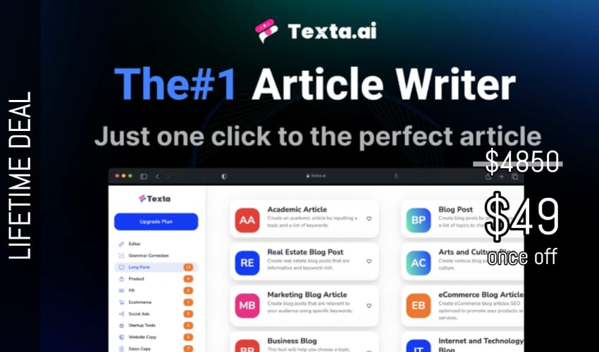 Texta.ai Lifetime Deal for $49