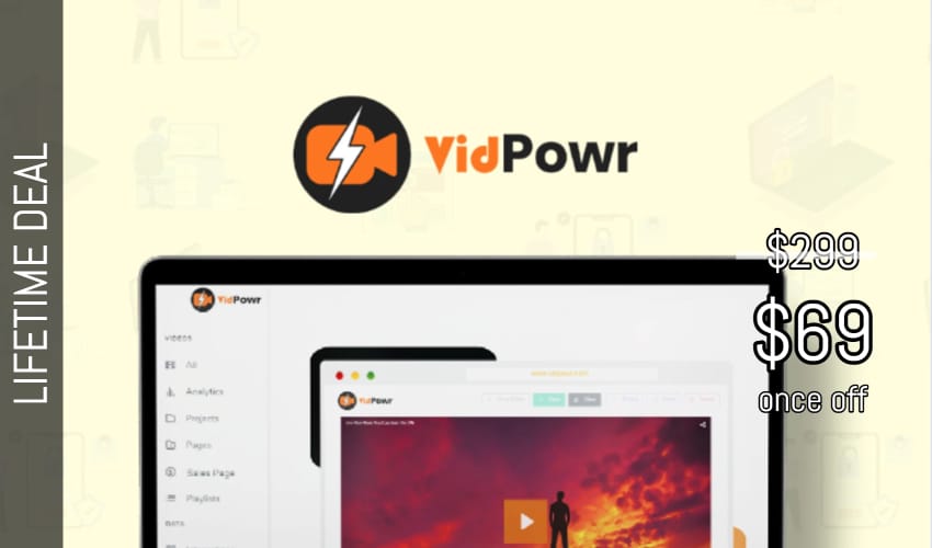 VidPowr Lifetime Deal for $69