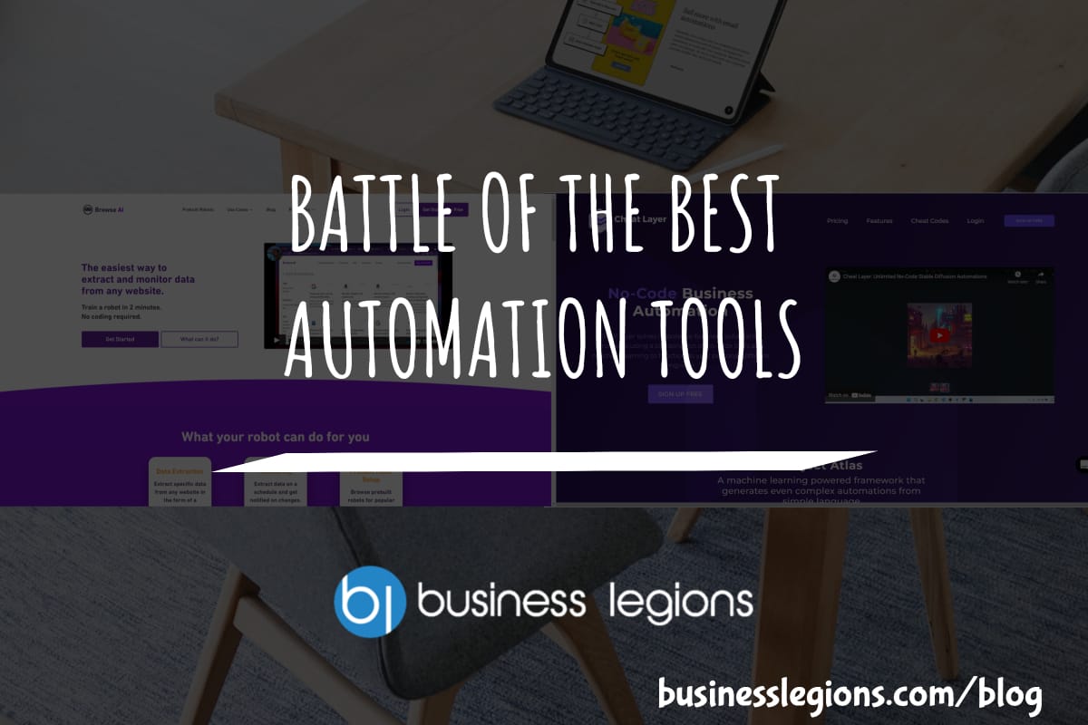 BATTLE OF THE BEST AUTOMATION TOOLS