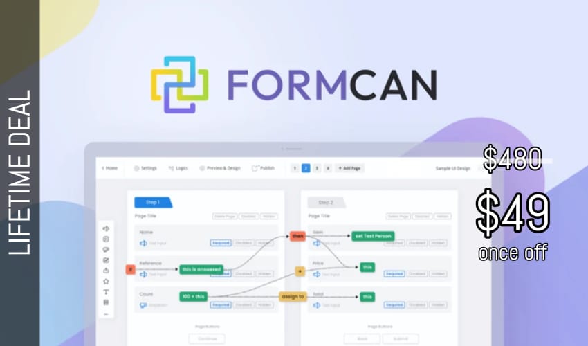 FormCan Lifetime Deal for $49