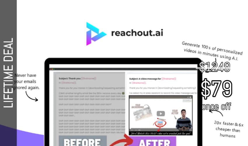 ReachOut.AI Lifetime Deal for $79