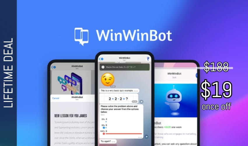 WinWinBot Lifetime Deal for $19