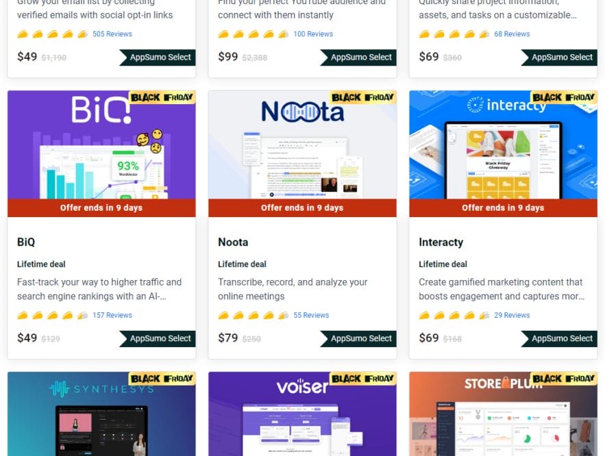 Buy Software Apps Black Friday Lifetime Deals 2022 List 3