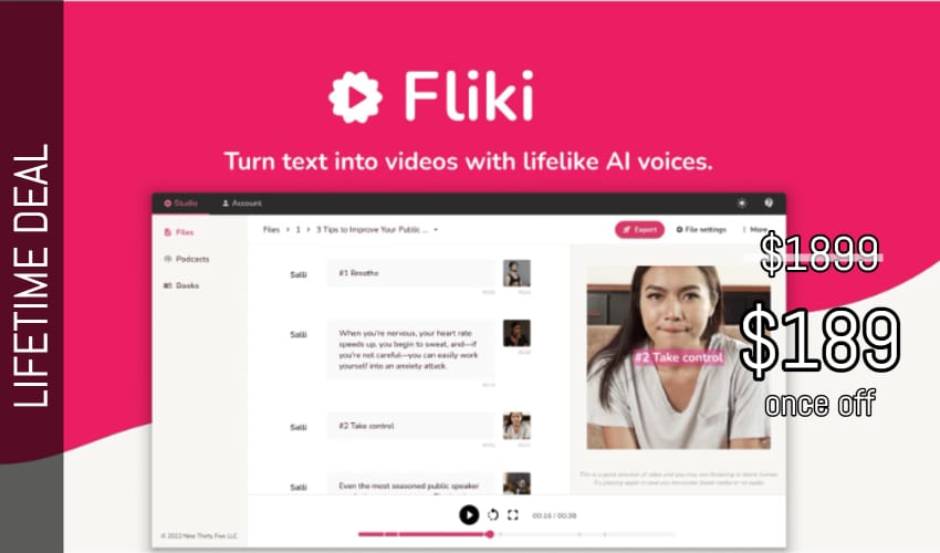 Fliki Lifetime Deal for $189