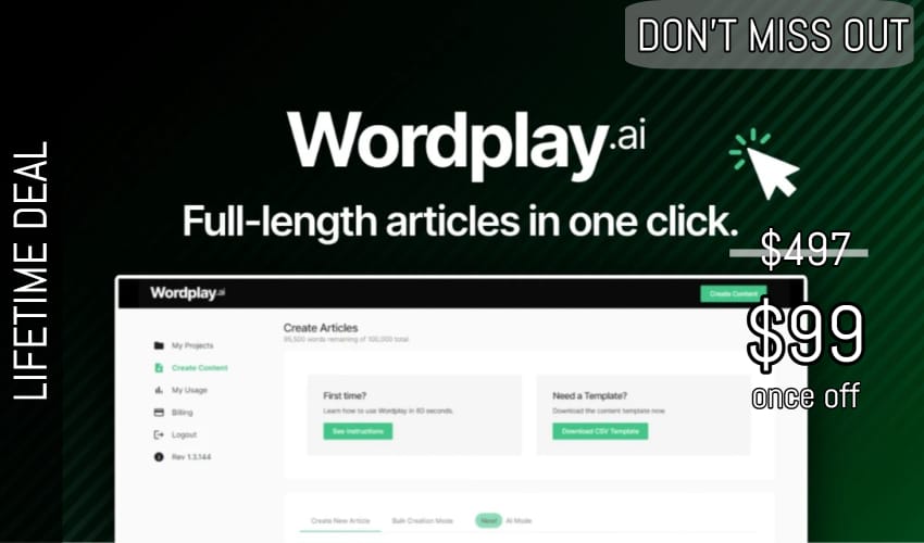 Wordplay Lifetime Deal for $99