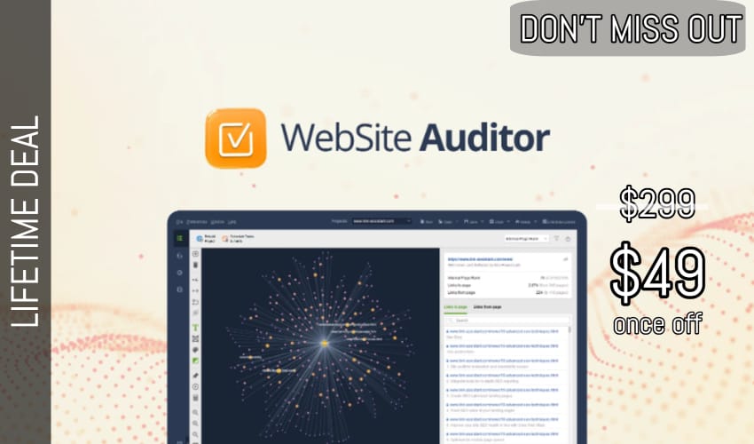 Business Legions - WebSite Auditor Lifetime Deal for $49