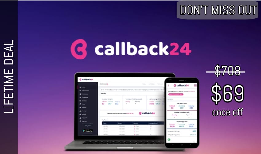 Business Legions - CallBack24 Lifetime Deal for $69