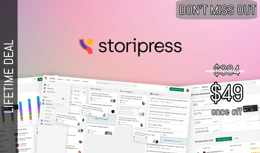 Business Legions - Storipress Lifetime Deal for $49