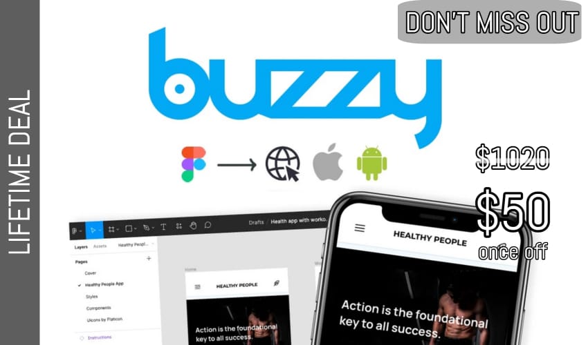 Business Legions - Buzzy for Figma Lifetime Deal for $50