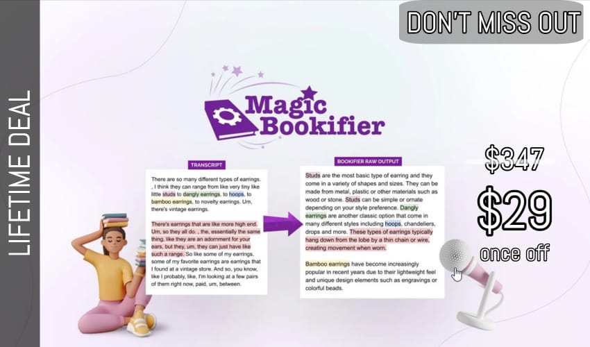 The Magic Bookifier Lifetime Deal for $29