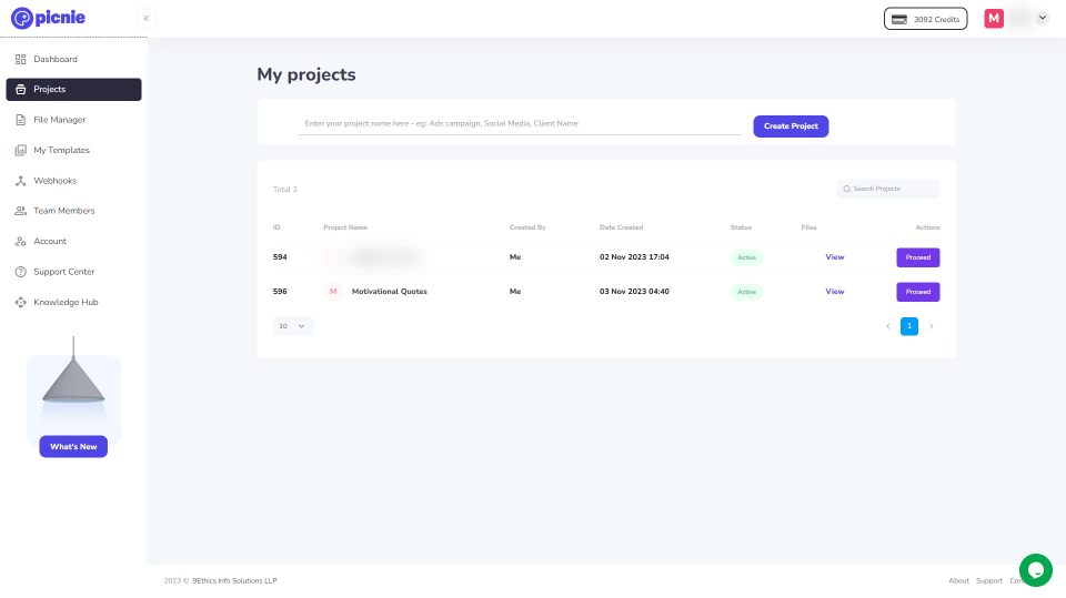 An image automation tool you must try Picnie dashboard