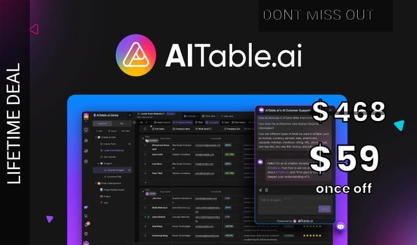 AITable.ai Lifetime Deal for $59