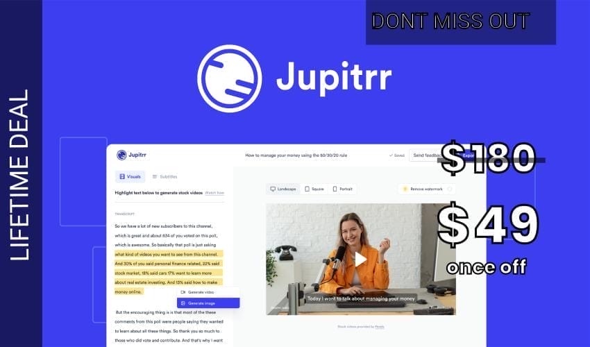Jupitrr Lifetime Deal for $49