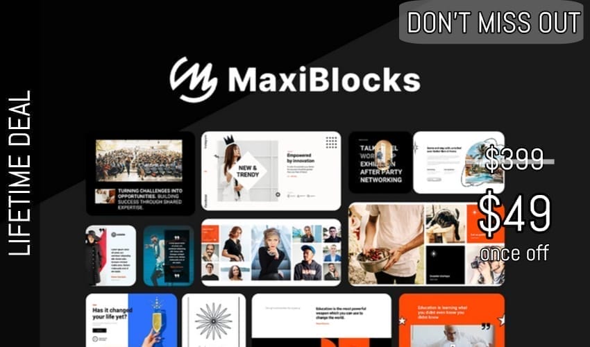 MaxiBlocks Lifetime Deal for $49