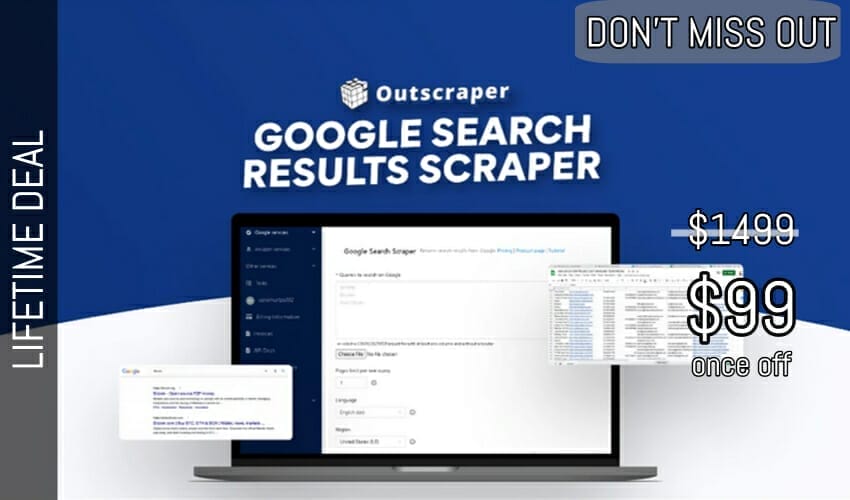 Outscraper: Google Search Results Scraper Lifetime Deal for $99