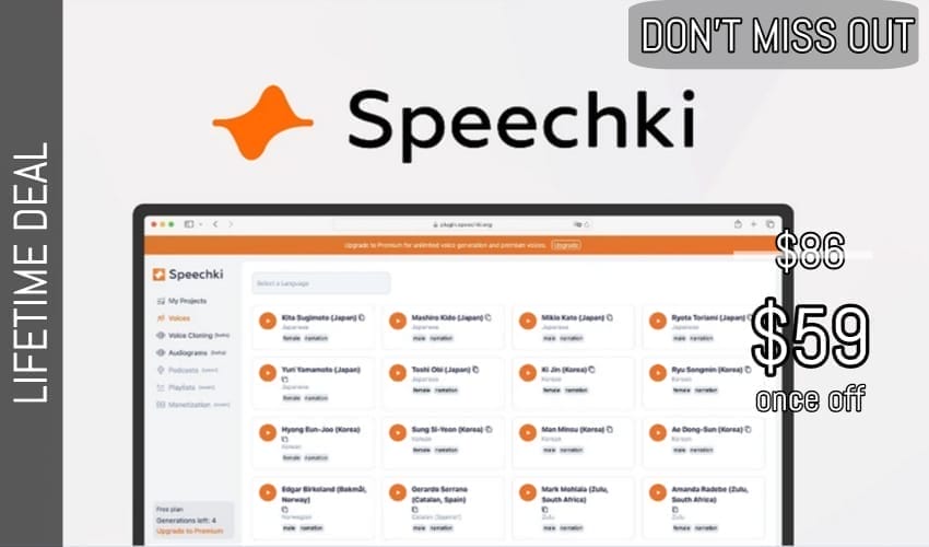 Speechki Lifetime Deal for $59