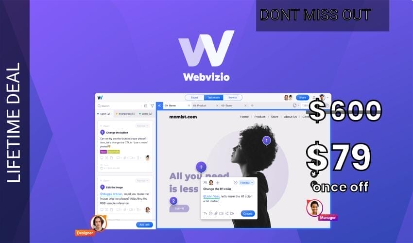 Webvizio Lifetime Deal for $79