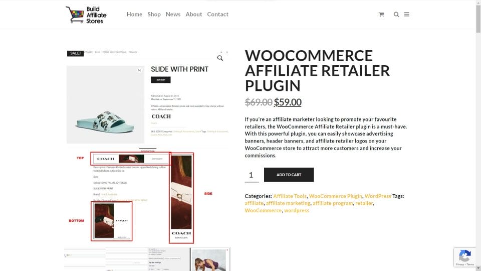 Business Legions WooCommerce Affiliate Retailer Plugin website