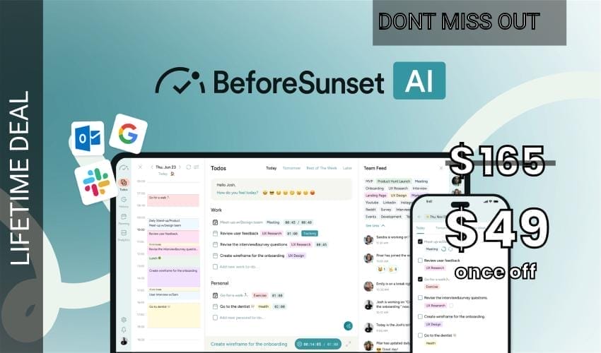 BeforeSunset AI Lifetime Deal for $49