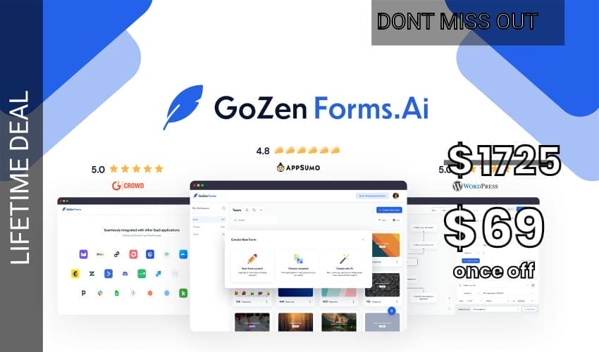 GoZen Forms.Ai Lifetime Deal for $69