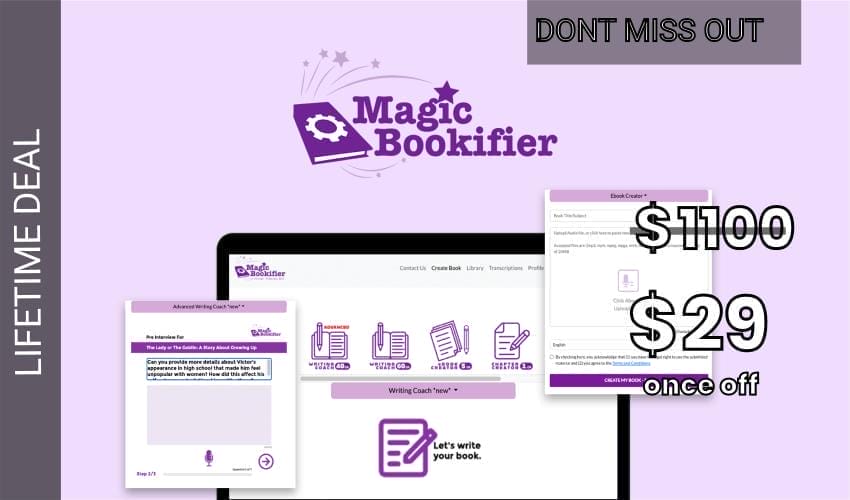Magic Bookifier Lifetime Deal for $29