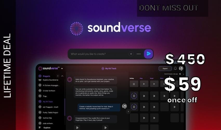 Business Legions - Soundverse Lifetime Deal for $59