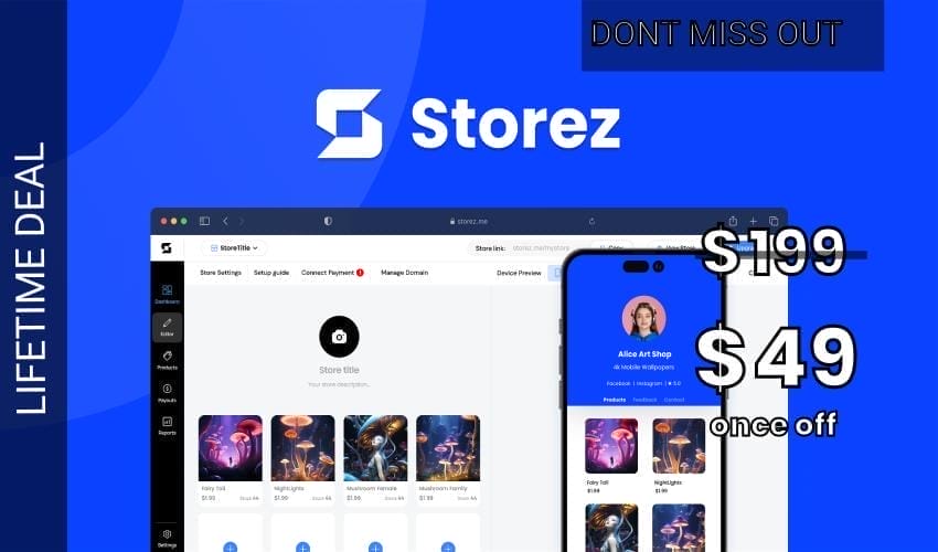 Storez Lifetime Deal for $49