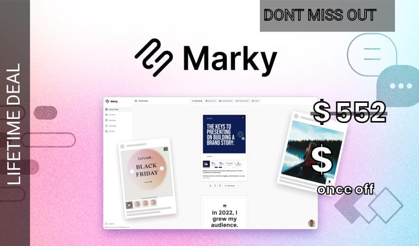 Marky Lifetime Deal for $59
