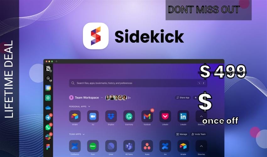Sidekick Browser Lifetime Deal for $49