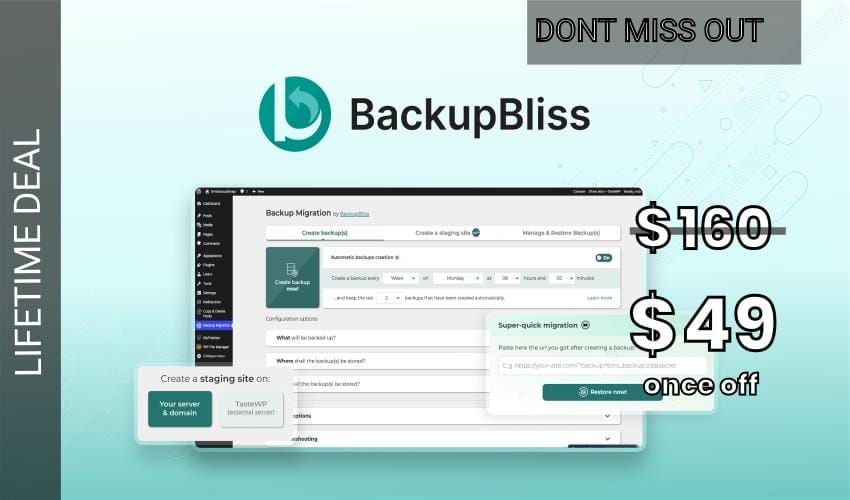 BackupBliss Lifetime Deal for $49