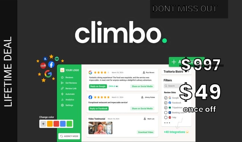 Climbo Lifetime Deal for $49