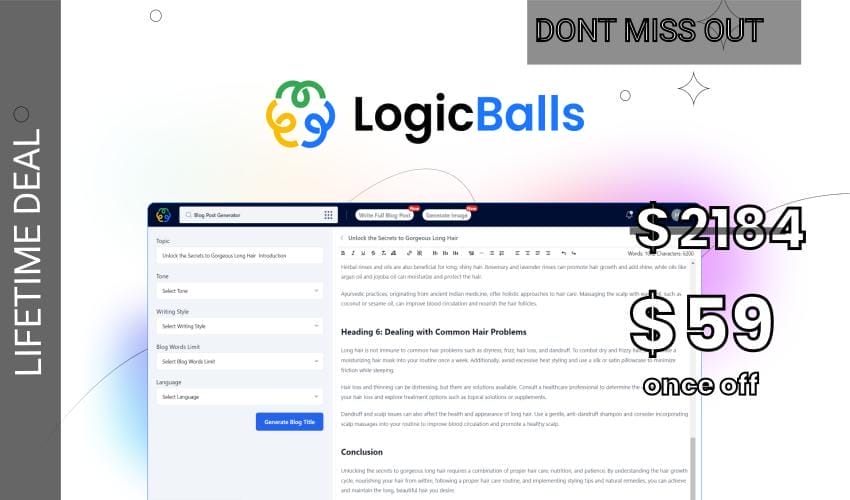 LogicBalls Lifetime Deal for $59
