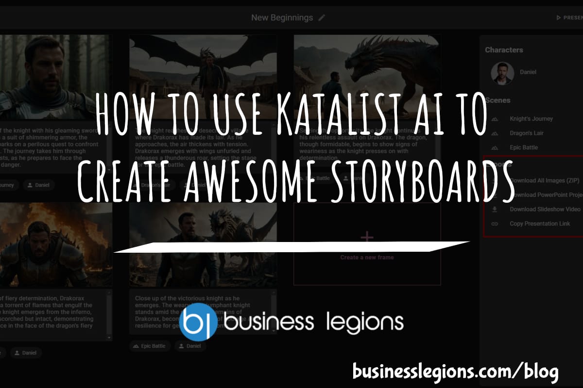 HOW TO USE KATALIST AI TO CREATE AWESOME STORYBOARDS header
