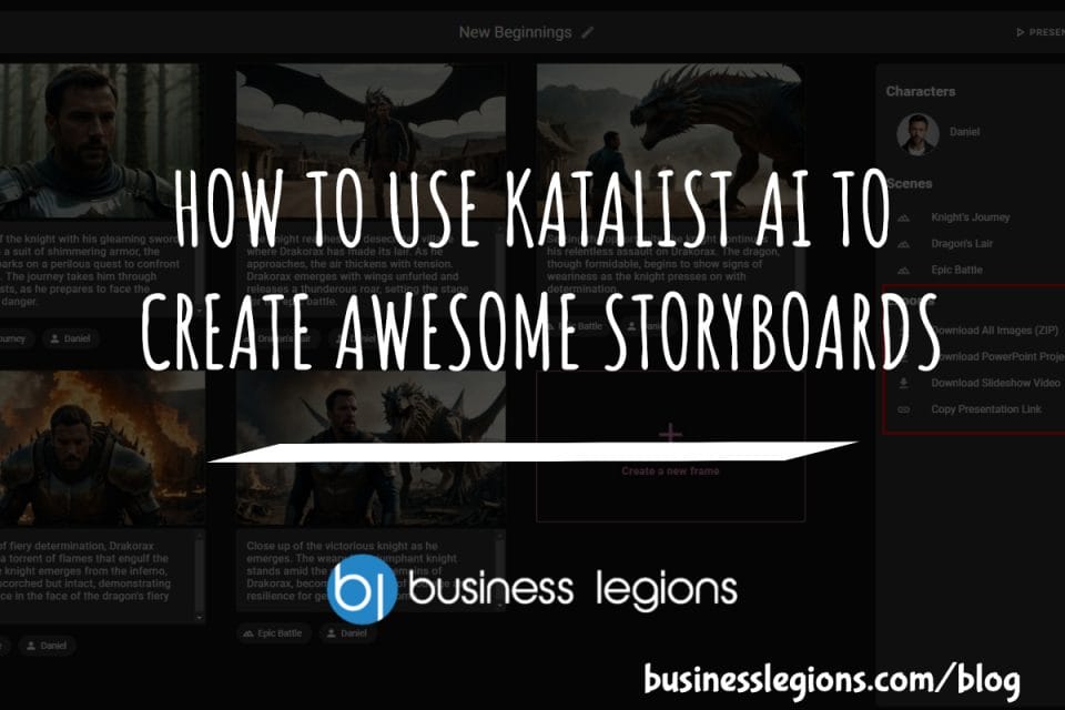 HOW TO USE KATALIST AI TO CREATE AWESOME STORYBOARDS