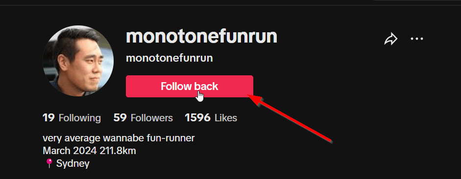 TikTok Follow Back not working TikTok Follow Back not working