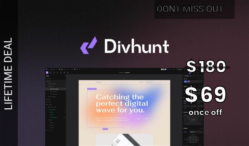 Divhunt Lifetime Deal for $69