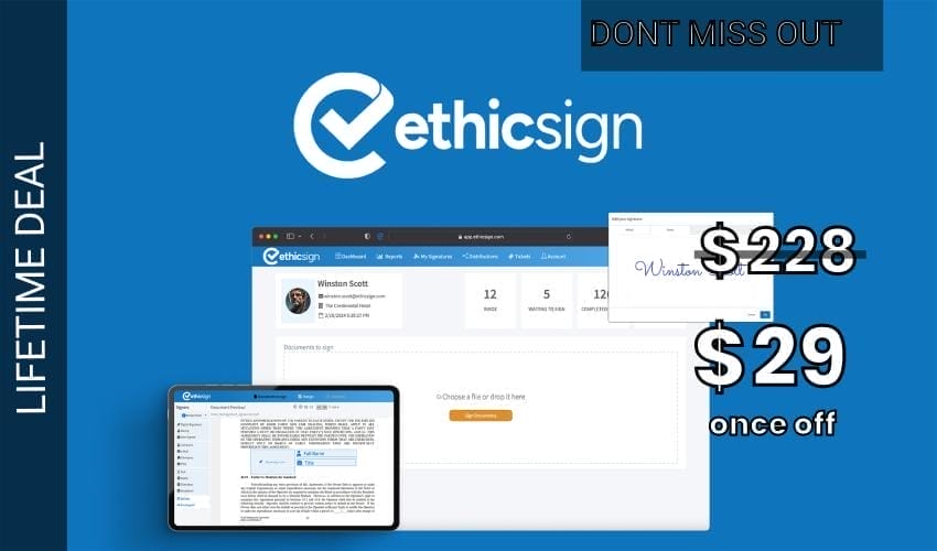 Ethicsign Lifetime Deal for $29