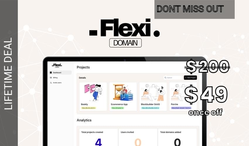 Flexi Domain Lifetime Deal for $49