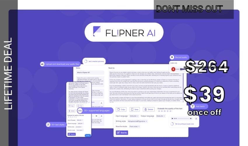 Flipner AI Lifetime Deal for $39
