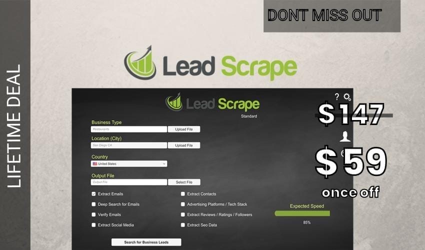 Business Legions - Lead Scrape Lifetime Deal for $59