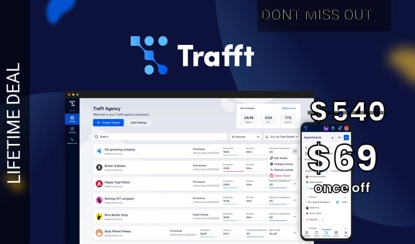 Trafft Lifetime Deal for $69