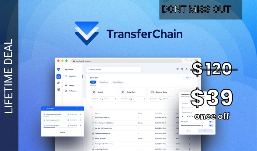 TransferChain Lifetime Deal for $39