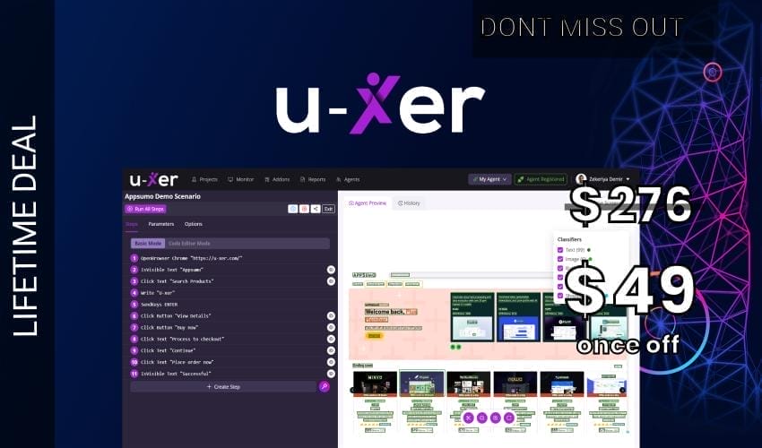 U-xer Lifetime Deal for $49