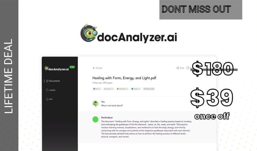 Business Legions - docAnalyzer.ai Lifetime Deal for $39