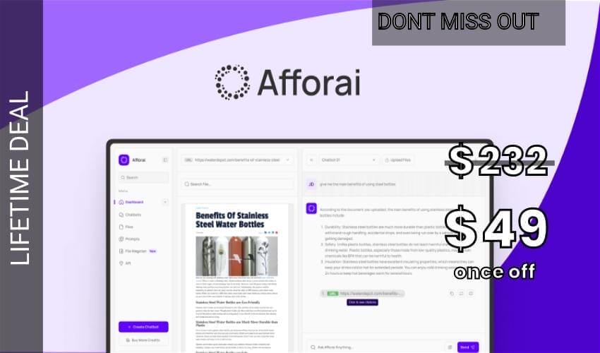 Afforai Lifetime Deal for $49