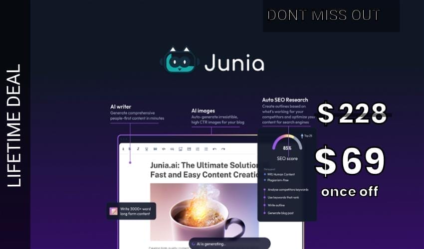 Business Legions - Junia AI Lifetime Deal for $69