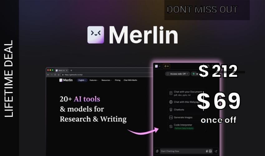 Merlin Lifetime Deal for $69